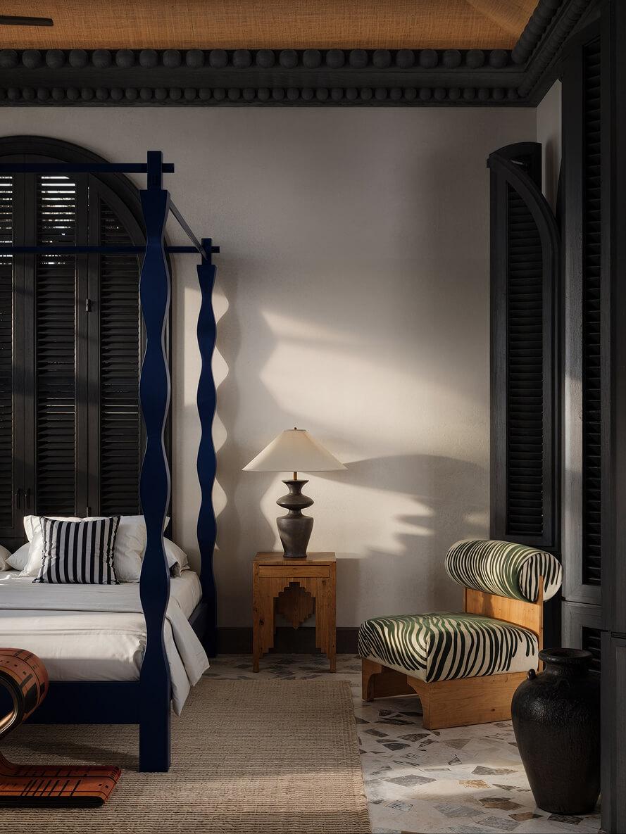 Casa Noi — canopy bed bedroom interior